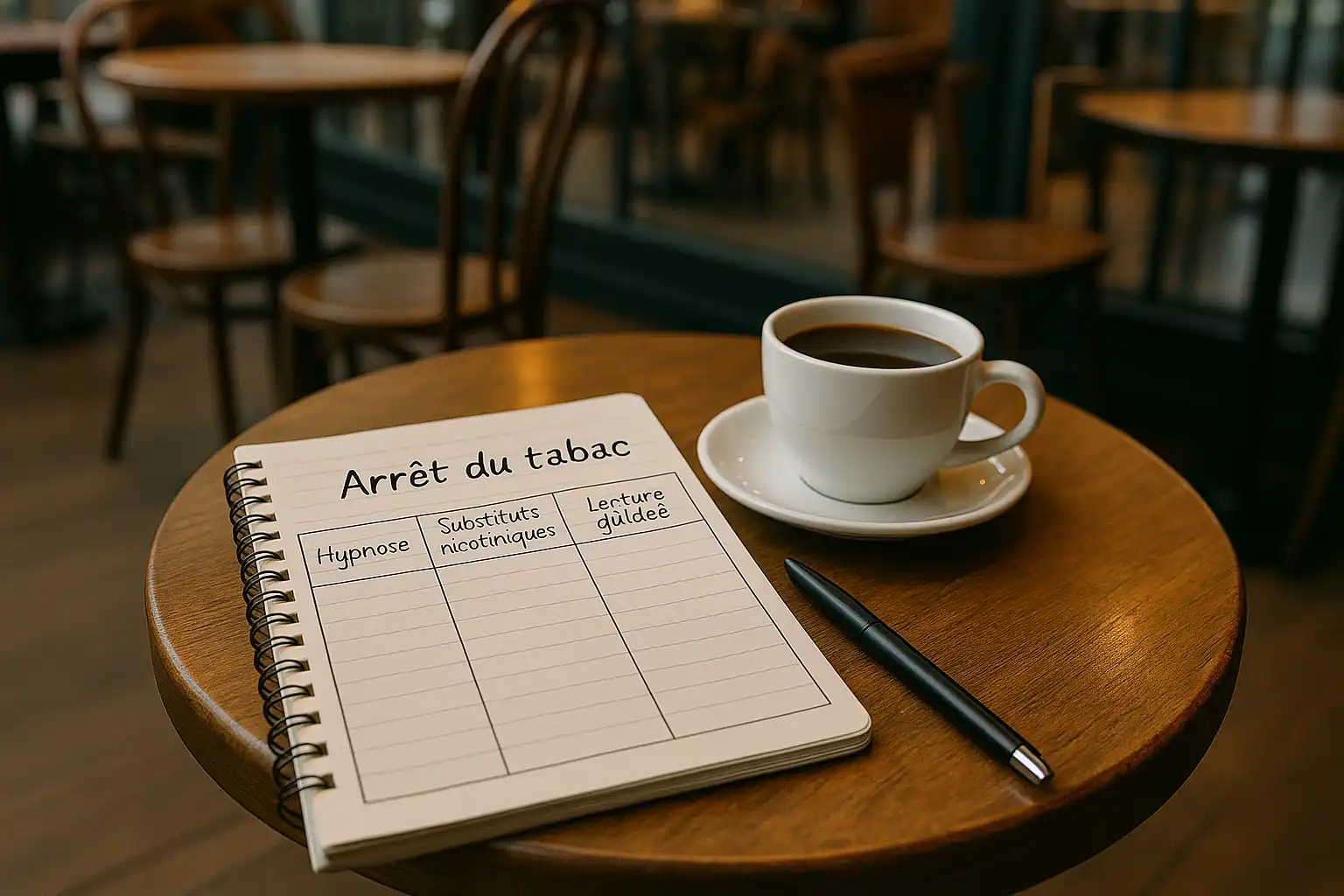 Comparatif visuel des approches : laser, substituts, cigarette électronique, méthode mentale